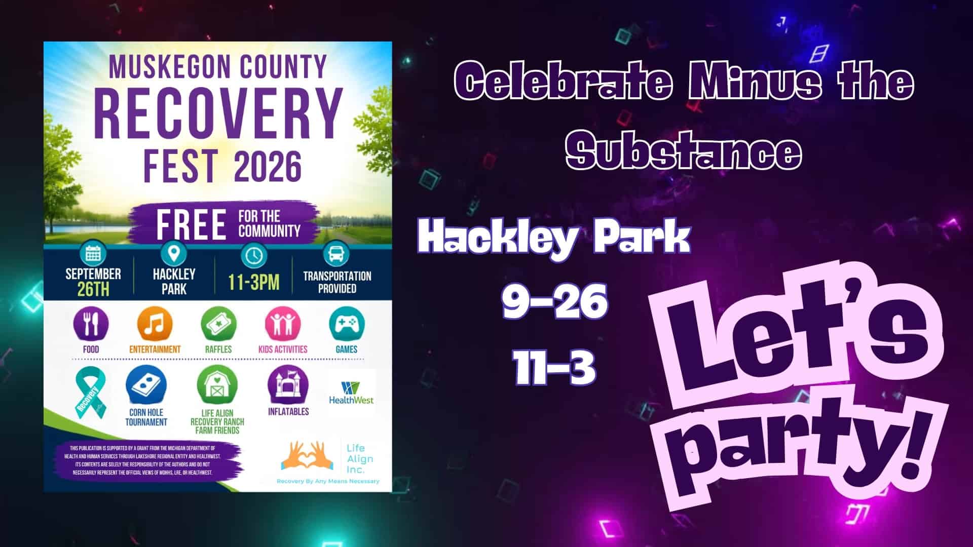 recoveryfest muskegon channel lead